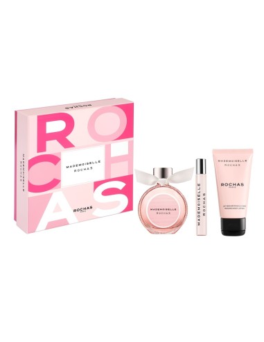 Rochas - Coffret Mademoiselle Rochas - Eau de Parfum 1.7 OZ + 10 ml + lait corps 1.7 OZ